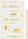 Weihnachten gold, Rubbelsticker