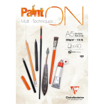 PaintON Mixed Media Papier 250g, A5 - Clairefontaine