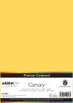 Premium Cardstock A4, Canary - ARDEN Creative Studio