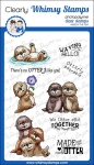Otter Variety 2, Clearstamps - Whimsy Stamps