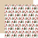 Christmas Village - Here Comes Santa, Designpapier - Carta Bella