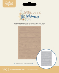 Wood Grain, 3D Prägeschablone - Crafter's Companion