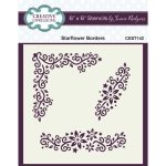 Starflower Borders, Schablone - Creative Expressions