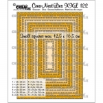 Crea-Nest-Lies XXL #122 Rectangles with Small Squares, Stanze - Crealies