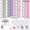 Color Of Puppies Girl 12x12 Paperpack - ModaScrap
