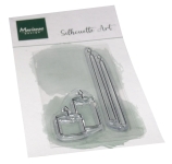 Silhouette Art Candles, Clearstamp - Marianne Design