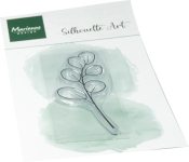 Silhouette Art Eukalyptuszweig, Clearstamp - Marianne Design
