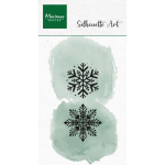 Silhouette Art Ice Crystals, Clearstamp - Marianne Design