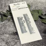 Schriftstanzen Zusatzset Weihnachtsgruss/Frohes Fest, Stanze - Farbton Papier