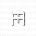 Tisch rund, Stanze - Gummiapan