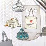 Tasche, Stanzmaschine & Tragetasche, Stanze - Gummiapan