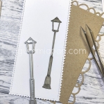 Straßenlaterne, Stanze - Gummiapan