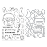 Spring Tweetings, Stempel- und Stanzenset - Hero Arts