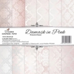 Damask in Pink, 8x8 Paperpad - Decorer