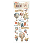 Family - Air Balloons, Rub-On - Stamperia