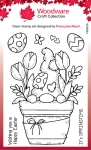 Flower Pot Gnome, Clearstamp - Woodware