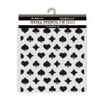 Alice in Christmas - Poker Cards, Schablone - Stamperia