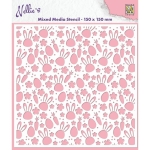 Bunnies Carrots, Schablone - Nellie's Choice