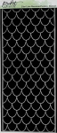 Mermaid Scales Slim Line, Schablone - Picket Fence Studios