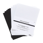 Pop-Up Die Cutting Glitter Foam Sheets, Black & White - Spellbinders