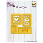 Postal Stamps with Hearts, Stanze - Nellie's Choice
