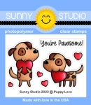 Puppy Love, Clearstamp - Sunny Studio Stamps