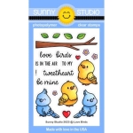 Love Birds, Clearstamp - Sunny Studio Stamps
