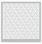 English Brick Wall, Schablone - My Favorite Things