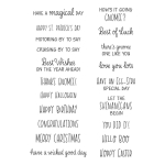 Gnome Drive Sentiments, Clearstamp - Spellbinders