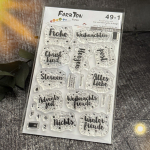 Wimpelliebe Weihnachten, Stempel - Farbton Papier (Kleine Göhr.e)