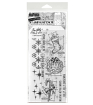 Blueprint Christmas #1, Clearstamp & Stencil - Stampers Anonymous (Tim Holtz)