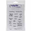 Wedding Words, Clingstamp - IndigoBlu